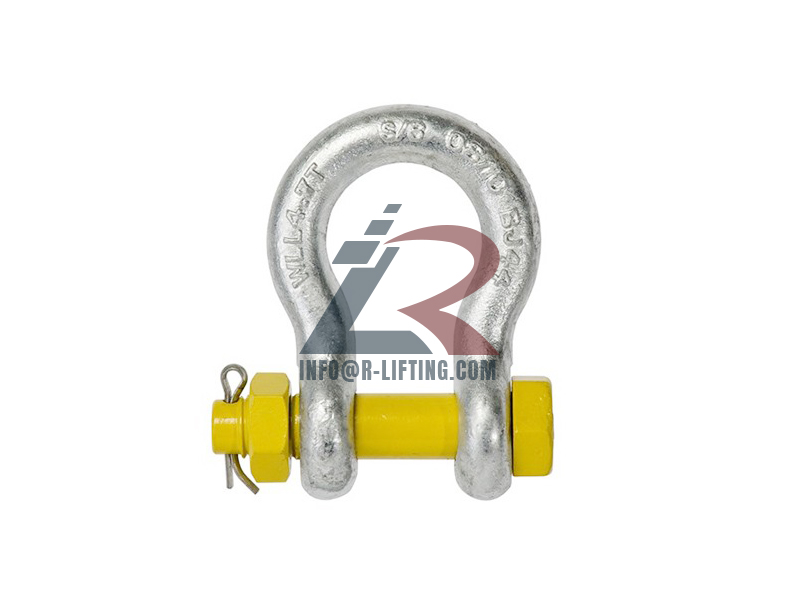 Australian Type Drop Forged Safety Bolt Bow Shackle