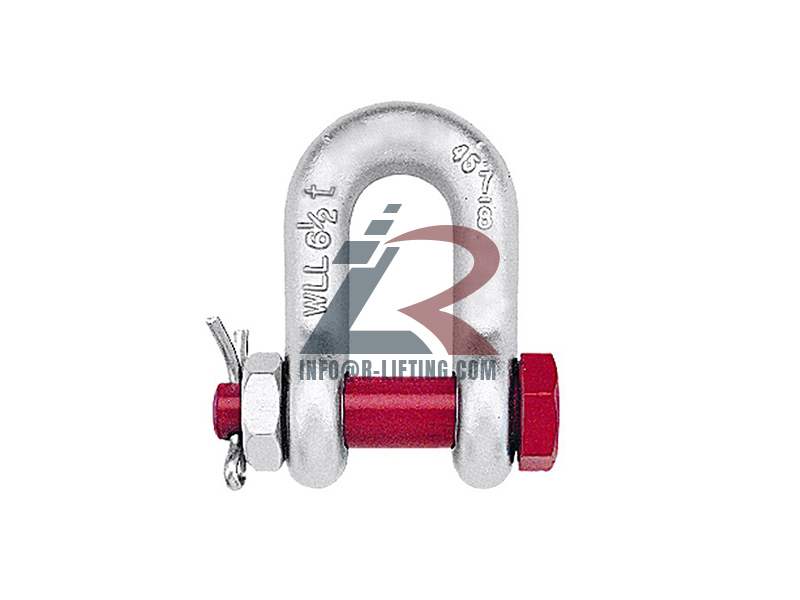 US Type Drop Forged G-2150 Safety Bolt Dee Shackle