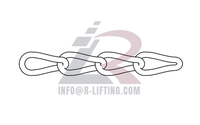 US Type Coil Twist Link Chain