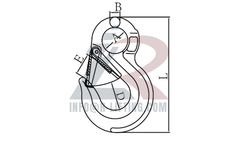 G80 Eye Sling Hook With Latch