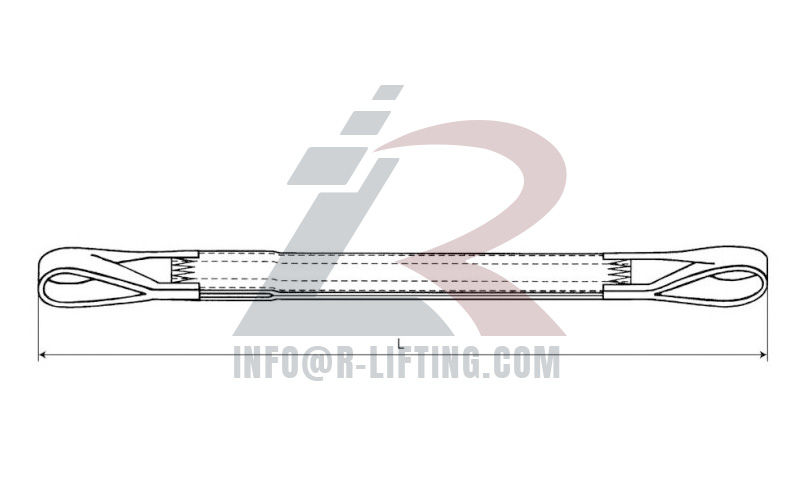 10 Ton Duplex Flat Webbing Slings