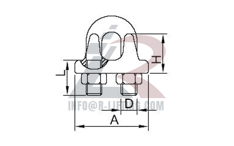 Stainless Steel Wire Rope Clips JIS Standard