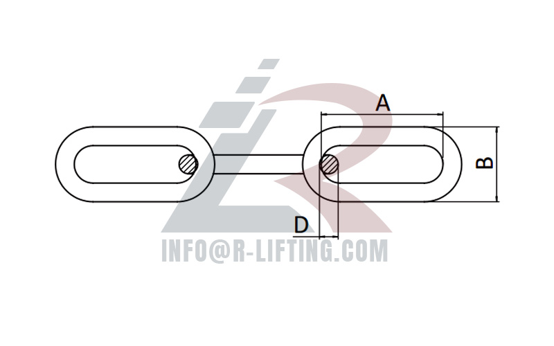 Stainless Steel DIN763 Long Link Chain