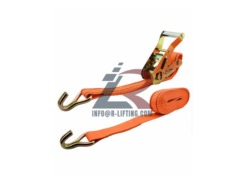 1″ Ratchet Tie Down With Double J Hook