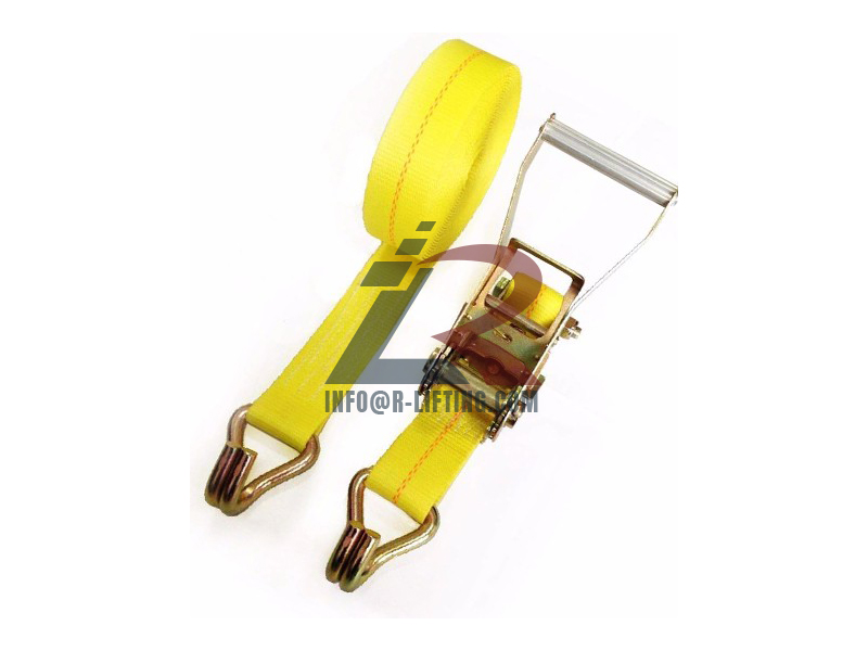 2-Ratchet Tie Down With Double J Hook