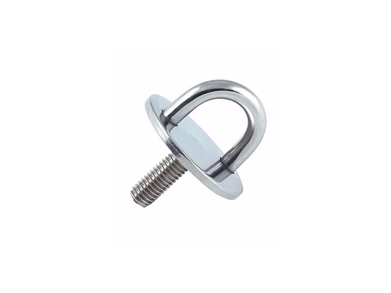 Stainless Steel Round Eye Plate With Threaded Stud