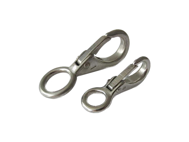 Stainless Steel Fixed Eye Boat Snap Hook