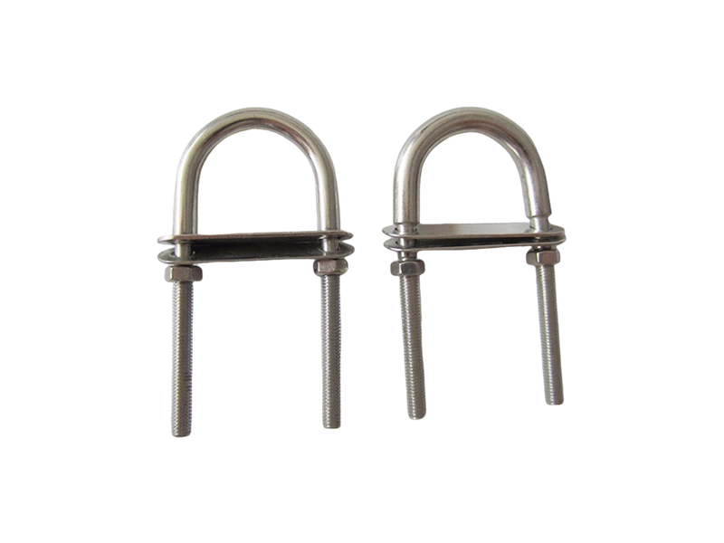 Stainless Steel U Bolt With 2 Plates & Nuts